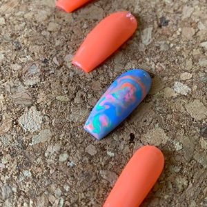 Retro Press On nails